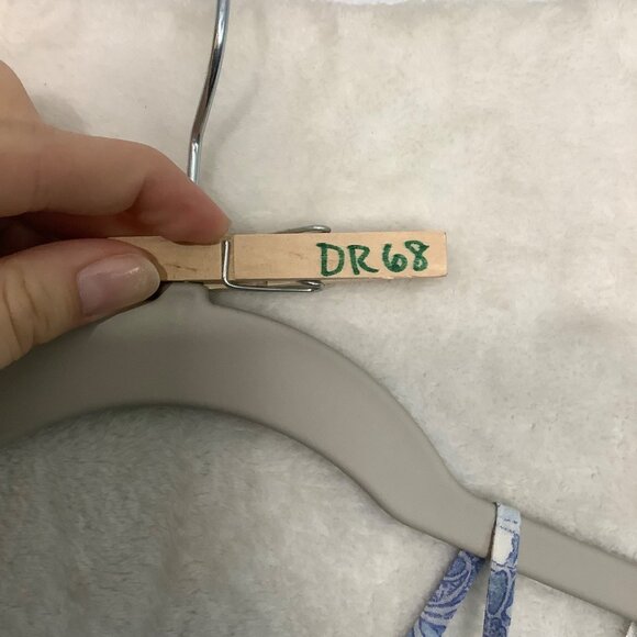 Gap Floral White Blue Midi Summer Dress Women Size 8 Silk Blend Lined Strappy - Picture 8 of 8